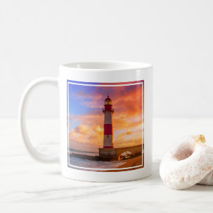 Lighthouses   Itapuã Lighthouse Bahia Brazil Coffee Mug
