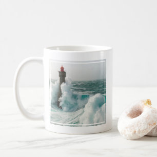 Lighthouses   Jument Lighthouse Ouessant France Coffee Mug