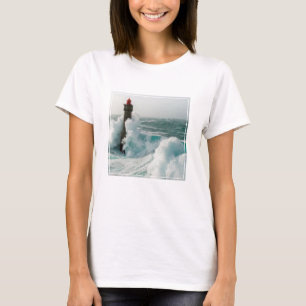 Lighthouses   Jument Lighthouse Ouessant France T-Shirt