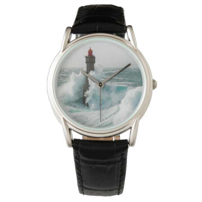 Lighthouses | Jument Lighthouse Ouessant France Watch (Front)