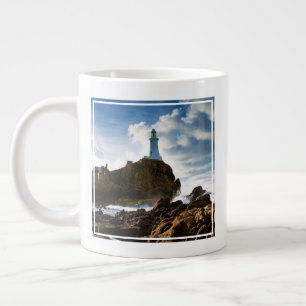 Lighthouses La Corbière Channel Islands Large Coffee Mug