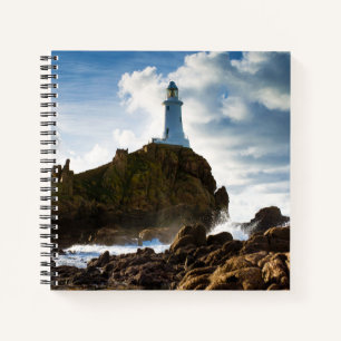 Lighthouses La Corbière Channel Islands Notebook