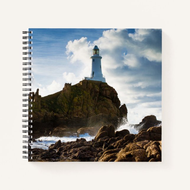 Lighthouses | La Corbière Channel Islands Notebook (Front)