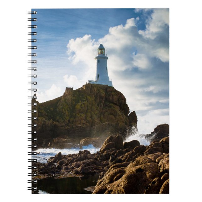 Lighthouses | La Corbière Channel Islands Notebook (Front)