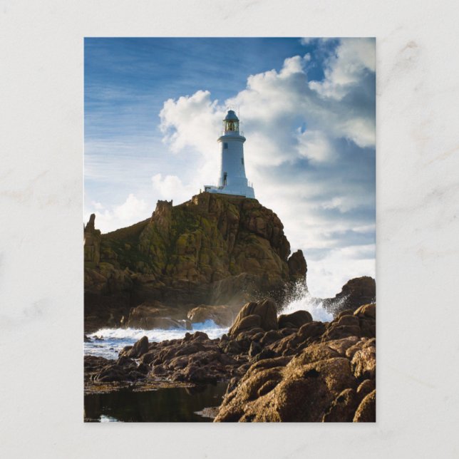 Lighthouses | La Corbière Channel Islands Postcard (Front)
