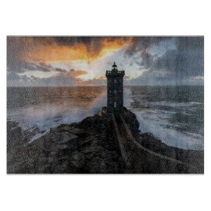 Lighthouses   Le Conquet Kermorvan Lighthouse Cutting Board