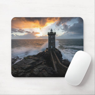 Lighthouses   Le Conquet Kermorvan Lighthouse Mouse Mat