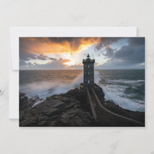 Lighthouses Le Conquet Kermorvan Lighthouse Thank You Card