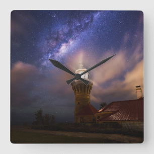 Lighthouses   Lighthouse Asutralia Square Wall Clock