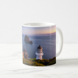 Lighthouses   Lighthouse Cape Brett New Zealand Coffee Mug