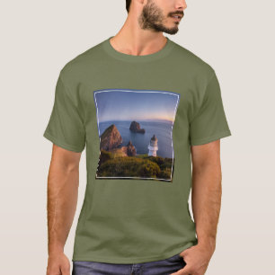 Lighthouses Lighthouse Cape Brett New Zealand T-Shirt