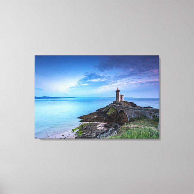 Lighthouses | Lighthouse Plouzané France Canvas Print (Front)