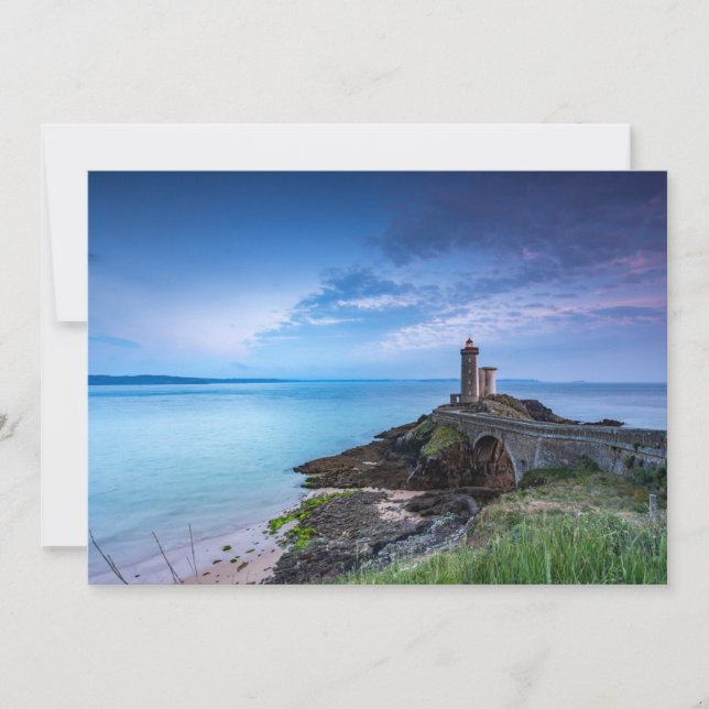 Lighthouses | Lighthouse Plouzané France Thank You Card (Front)