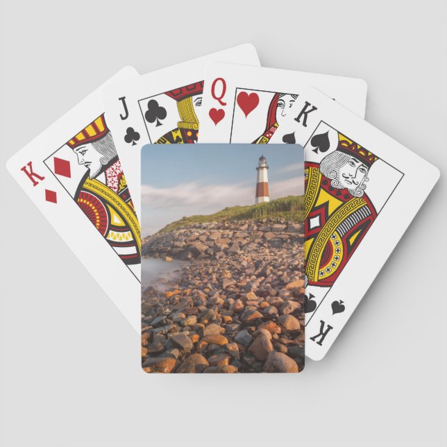 Lighthouses | Montauk Point Long Island Playing Cards (Back)
