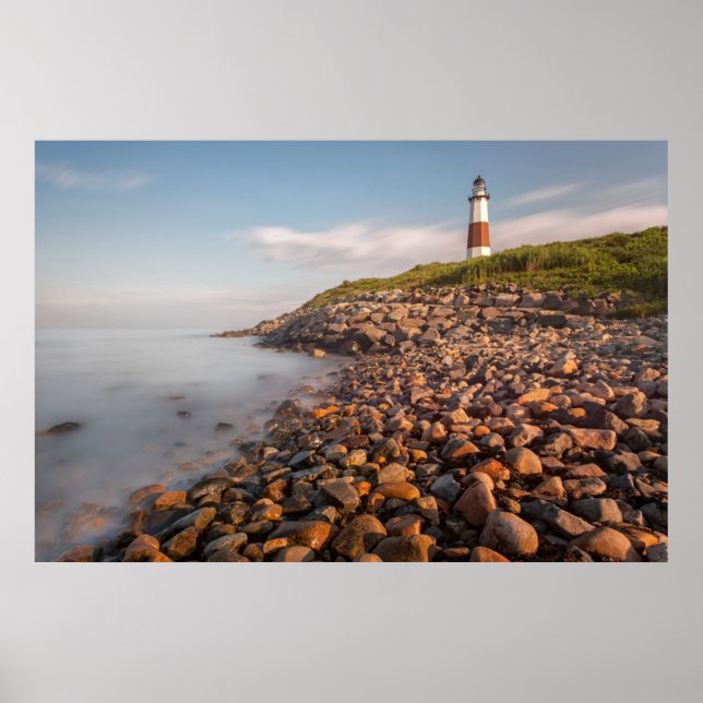 Lighthouses | Montauk Point Long Island Poster (Front)