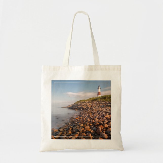 Lighthouses | Montauk Point Long Island Tote Bag (Front)