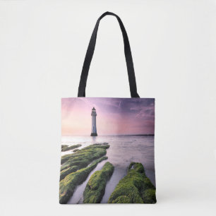 Lighthouses New Brighton Lighthouse, UK Tote Bag