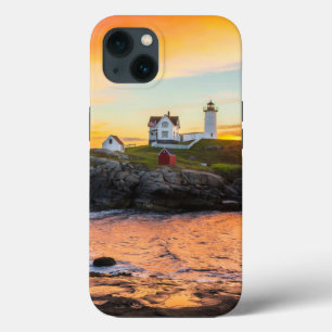 Lighthouses   Nubble Lighthouse Maine iPhone 13 Case
