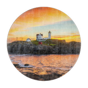 Lighthouses   Nubble Lighthouse Maine Cutting Board