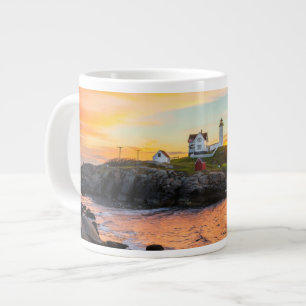 Lighthouses   Nubble Lighthouse Maine Large Coffee Mug