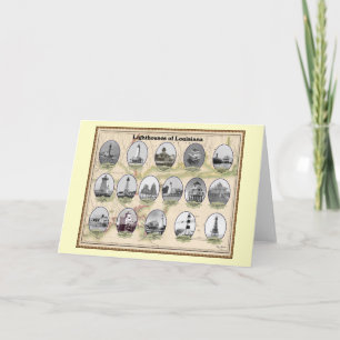 Lighthouses of Louisiana Greeting Card