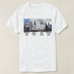 Lighthouses of Vancouver Metro area T-Shirt