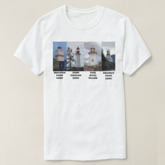 Lighthouses of Vancouver Metro area T-Shirt 