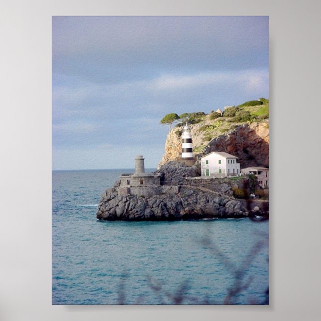 Lighthouses on the Sea Poster (Front)