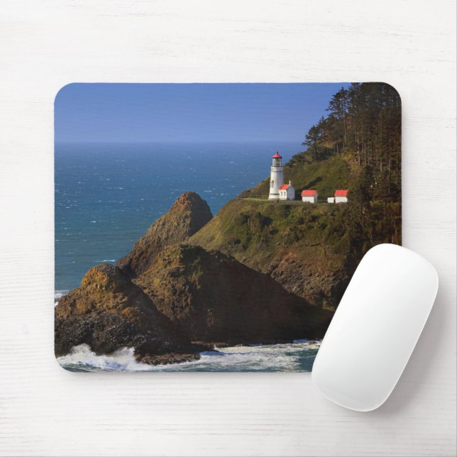 Lighthouses | Oregon Coast Lighthouse Mouse Mat (With Mouse)
