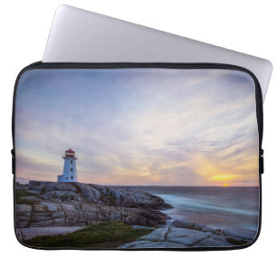 Lighthouses   Peggy's Cove Lighthouse Nova Scotia Laptop Sleeve