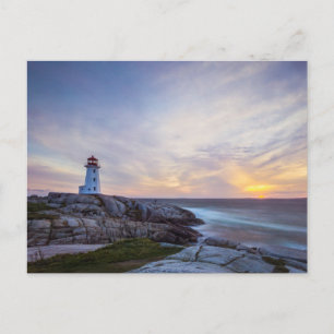 Lighthouses   Peggy's Cove Lighthouse Nova Scotia Postcard
