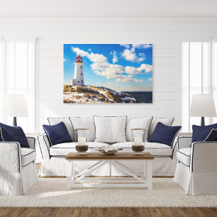 Lighthouses   Peggy's Cove Nova Scotia Canvas Print