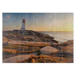 Lighthouses   Peggy's Cove Nova Scotia Cutting Board