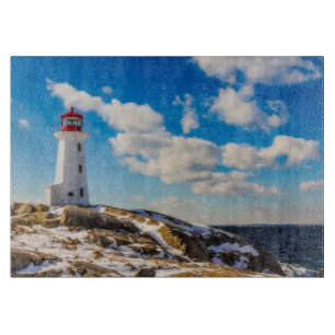 Lighthouses   Peggy's Cove Nova Scotia Cutting Board