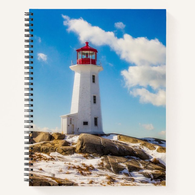 Lighthouses | Peggy's Cove Nova Scotia Notebook (Front)
