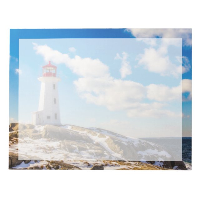 Lighthouses | Peggy's Cove Nova Scotia Notepad (Front)