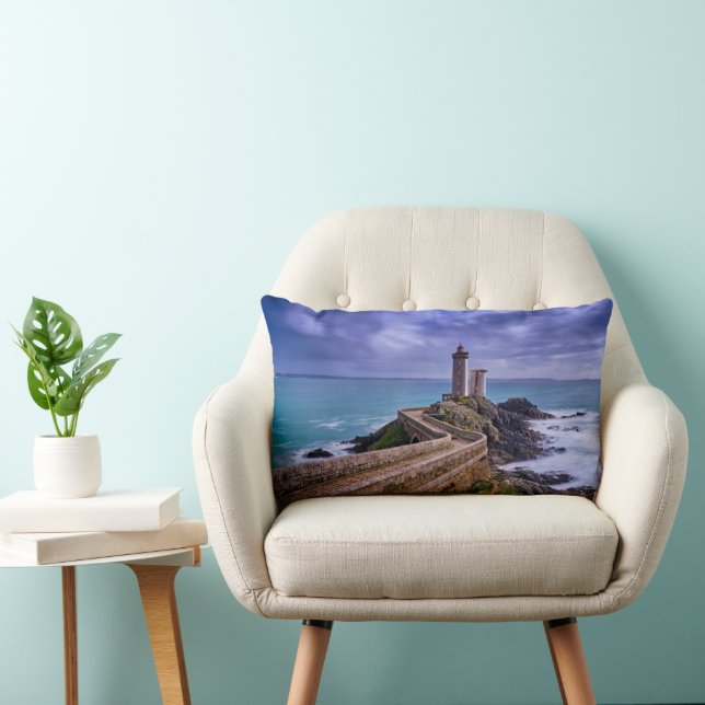 Lighthouses | Petit Minou Lighthouse France Lumbar Cushion (Chair)