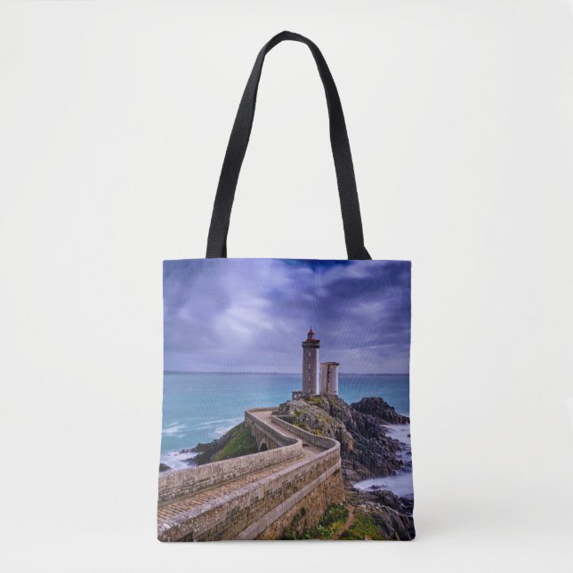Lighthouses | Petit Minou Lighthouse France Tote Bag (Front)