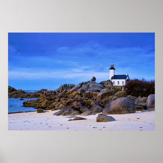 Lighthouses | Phare de Pontusval France Finistere Poster (Front)