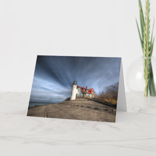 Lighthouses | Point Betsie Lake Michigan Card (Front)