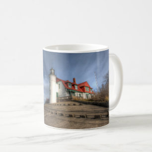 Lighthouses   Point Betsie Lake Michigan Coffee Mug