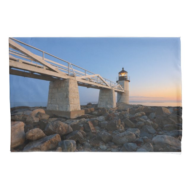 Lighthouses | Port Clyde Maine Lighthouse Pillowcase (Front)