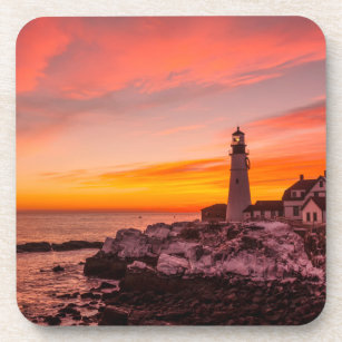Lighthouses    Portland Head Cape Elizabeth Maine Coaster
