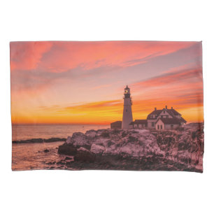 Lighthouses    Portland Head Cape Elizabeth Maine Pillowcase