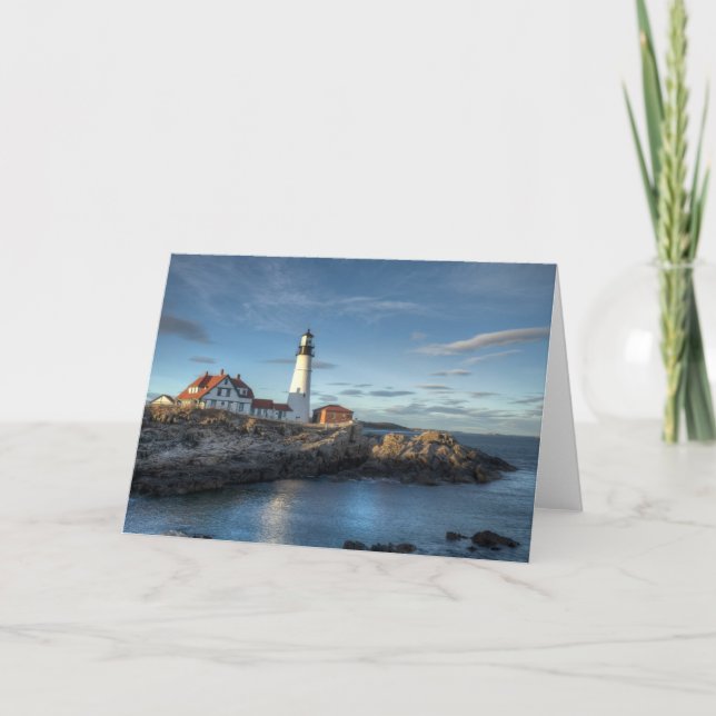 Lighthouses | Portland Head Light Lighthouse Card (Front)
