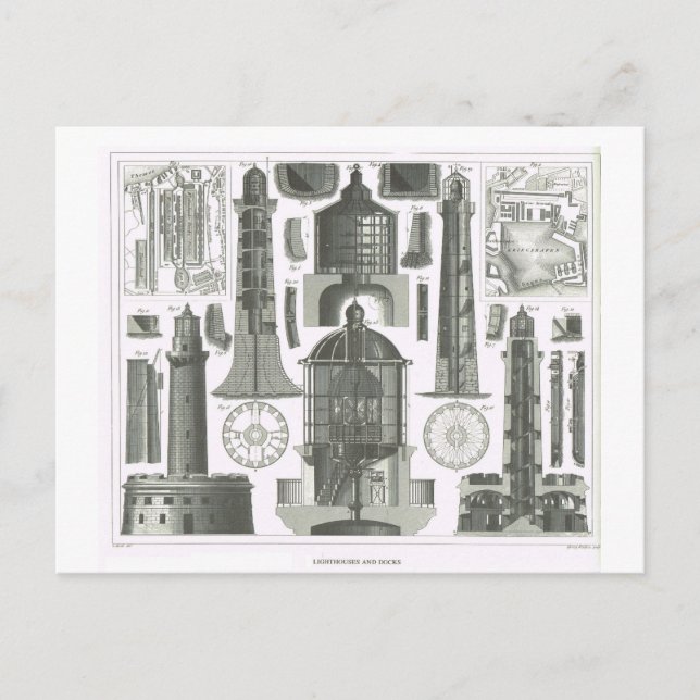 Lighthouses Postcard (Front)