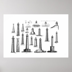 Lighthouses Poster