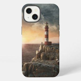 Lighthouses Red & White Lighthouse iPhone 13 Case
