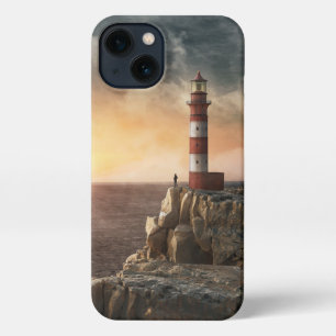 Lighthouses Red & White Lighthouse iPhone 13 Case