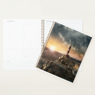 Lighthouses Red & White Lighthouse Planner